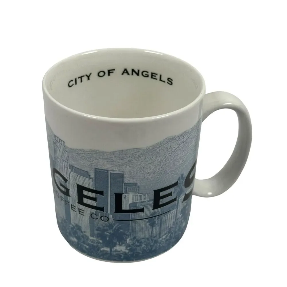 Starbucks 2002 Los Angeles Barista Series One Skyline City Of Angels Cali Mug